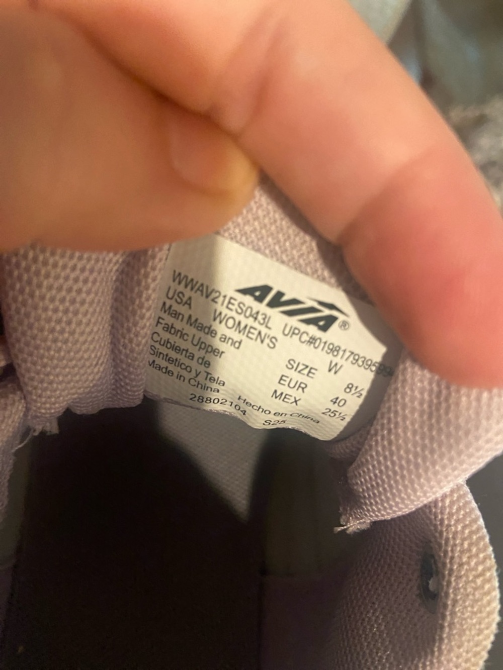 Lightweight Lavender Athletic Sneakers - 8.5 women’s - Picture 2 of 7